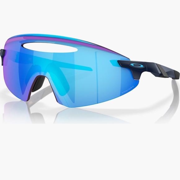 OAKLEY Encoder Ellipse 9407 Navy Sapphire Wrap Sunglasses - Picture 3 of 7